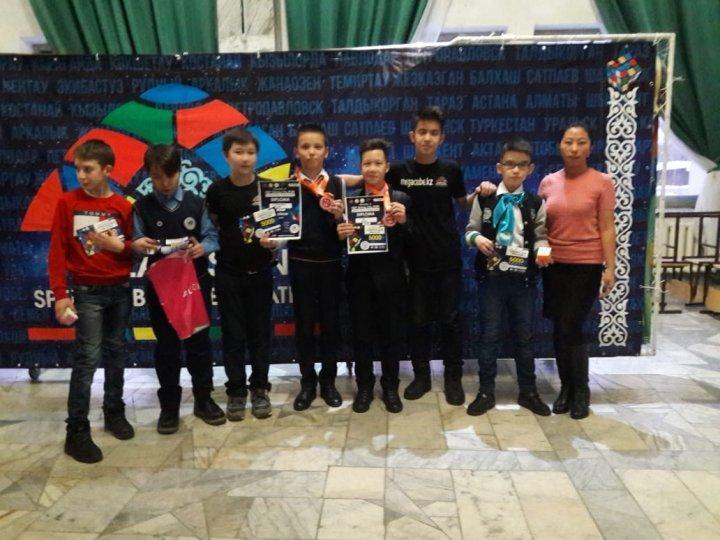 Итоги городского чемпионата по скоростной сборке кубика Рубика "KSF Semey City 2018" 3-я ЛИГА посвященном празднованию Дня Первого Президента РК