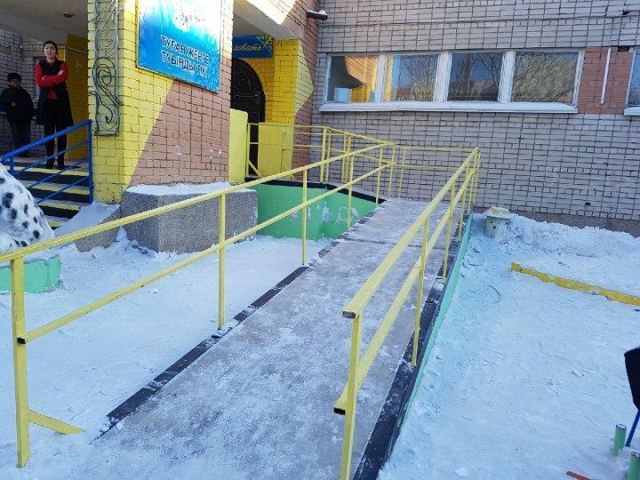 Информация о создании «Безбарьерной среды» для лиц с ограниченными возможностями по КГУСОШ-лицею №7