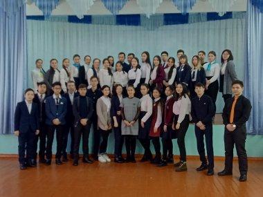 №7 мектеп-лицейінде қала мектептері ұланбасыларының жиыны