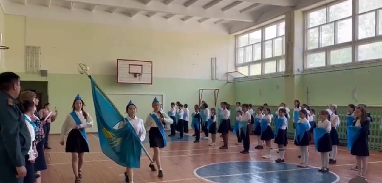 Республикалық "Жас Ұлан", "Жас Қыран" ұйымына қабылдау рәсімі